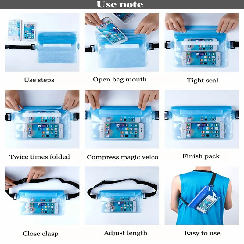 Waterproof Waist Pouch – Triple Seal IPX8
